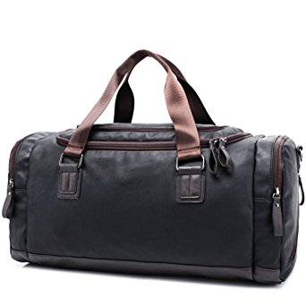 Womleys Leather Travel Duffle Tote Bag Handbag Weekend Overnight Luggage Gym Bag