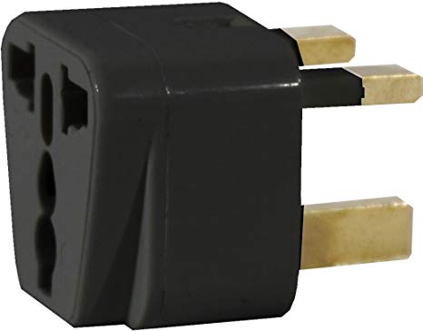 US to IRELAND Travel Adapter Plug for USA/Universal to EUROPE Type G Power Plugs Pack of 1