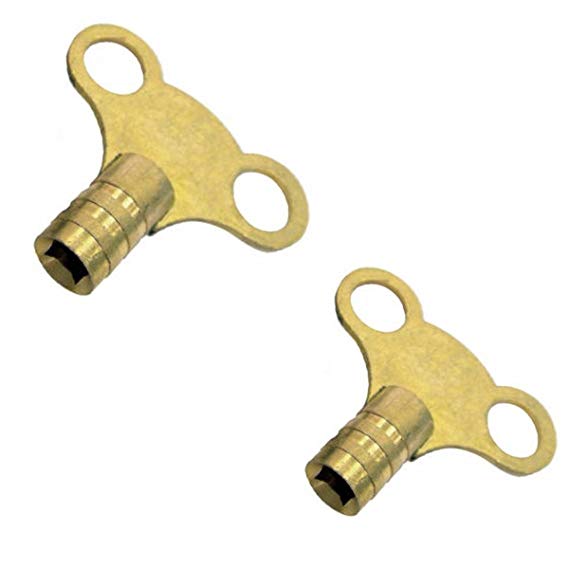 Pair Of Brass Radiator Keys