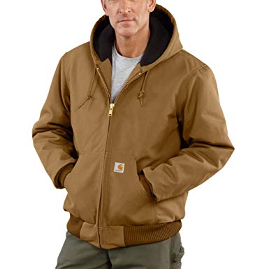 Carhartt Men's Quilted Flannel Lined Duck Active Jacket