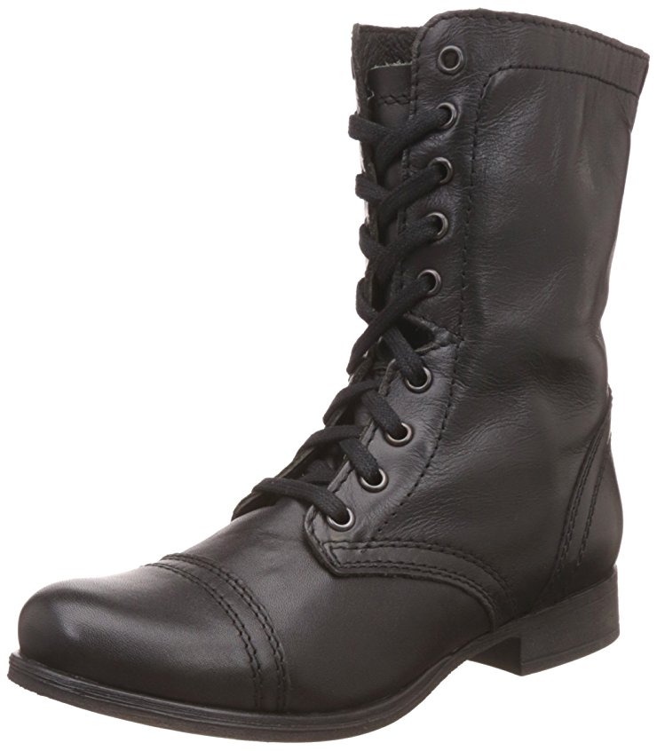 Steve Madden Women's Troopa Lace-Up Boot
