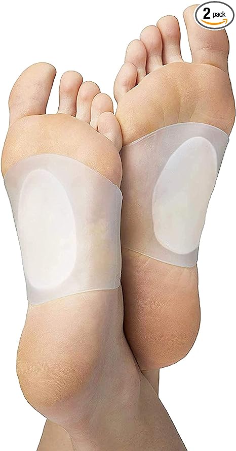 NatraCure All Gel Arch Support Sleeves - 1 Pair - Size: Large (For Relief from Plantar Fasciitis, Pronation, Arch Pain, and Flat Feet)