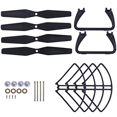 Holy Stone Spare Parts Drone Accessories Kits for Drone HS110D Black, HS200D Black and HS200D Red RC Quadcopter