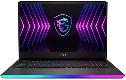 MSI Raider GE77HX 17.3" FHD 360Hz Gaming Laptop Intel Core i7-12800HX RTX3080TI 16GBDDR5 1TB NVMe SSD Win11 - Dark Grey (12UHS-074)