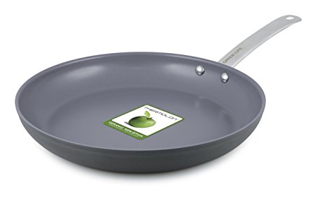 GreenLife 12 Inch Hard Anodized Non-Stick Ceramic Gourmet Fry Pan