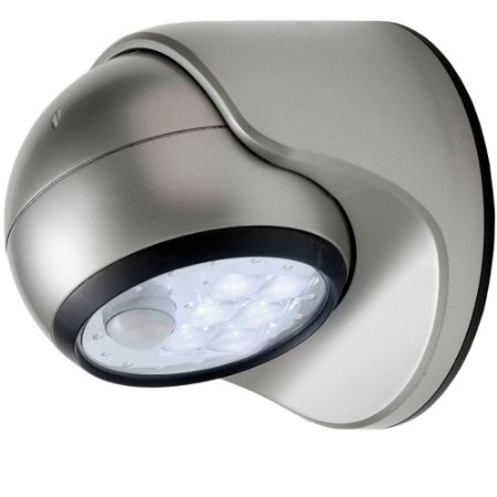 Fulcrum 20031-101 Motion Sensor LED Porch Light Silver