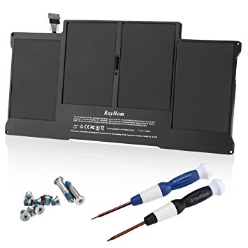RayHom Laptop A1405 Battery for Apple MacBook Air 13 inch A1405 A1377 A1496, fits Apple A1369 (Late 2010,Mid 2011 version) A1466 (Mid 2012,Mid 2013,Early 2014 Version) -18 Months[55Wh/7200mAh]