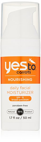 Yes To Carrots Daily Facial Moisturizer SPF 15, 1.7 Fluid Ounce