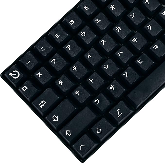 129 Key WOB Katakana EVA Cherry Profile Five Side Dye Sub Keycaps PBT Key caps for TKL 61 64 68 75 87 96 104 108 Keychron MX Keyboard