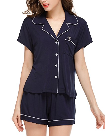 Sissely Women's Short Sleeve Pajama Sets (XS-XL)