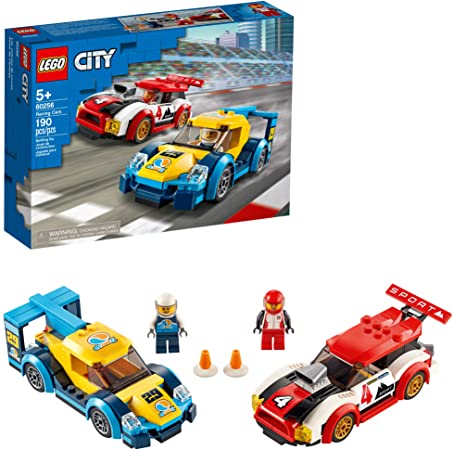 LEGO City Racing Cars 60256 Fun, Buildable Toy for Kids, New 2020 (190 Pieces)