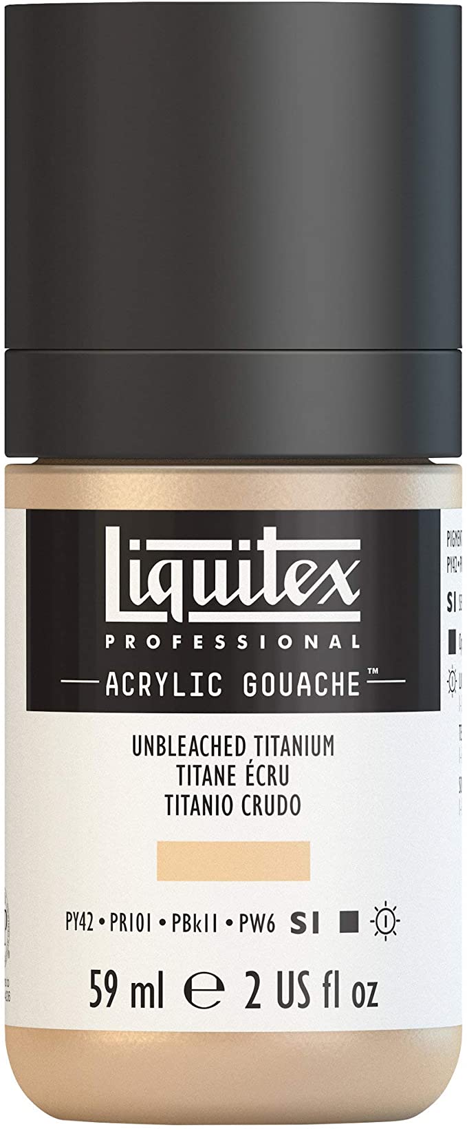 Liquitex Professional Acrylic Gouache 2-oz bottle, Unbleached Titanium