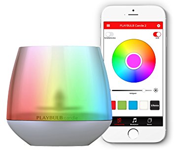 MIPOW PlayBulb LED Flameless Candle Light With Smartphone Control App