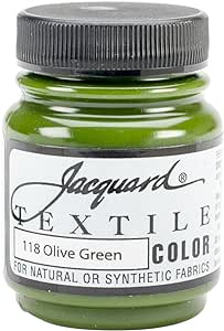 Jacquard Products Olivee Green-Textile Color Paint, Acrylic, Multicolour, 67 ml (Pack of 1)