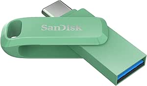 SanDisk 128GB Ultra Dual Drive Go USB Type-C Flash Drive - Up to 400MB/s, Absinthe Green - SDDDC3-128G-G46AG