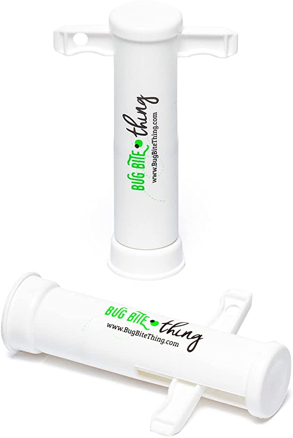 Bug Bite Thing Suction Tool, Poison Remover - Bug Bites and Bee/Wasp Stings, Natural Insect Bite Relief- White/2 Pack