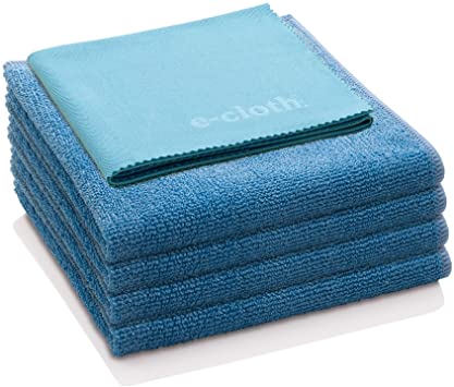 E-Cloth Home Set Microfiber Cleaning Cloth, Set of 5, Alaskan Blue
