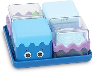 Learning Resources Cool Down Cubes Sensory Fidget Set for Kids Ages 4 , Social Emotional Learning Toys for Kids,Montessori Calming Toys