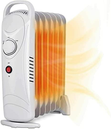 Oil heater radiator 700W radiator heater oil portable heater heater with adjustable programmable thermostat mute, overheat protection