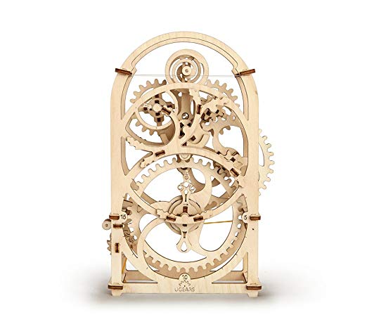 Timer Ugears - Mechanical Wooden Model, Self-Assembling Brainteaser Teens Adults, Perfect Gift, DIY