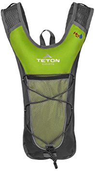 TETON Sports Trailrunner 2 Liter Hydration Backpack; Bright Green