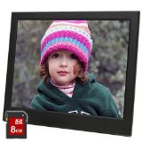 Micca 10-Inch Natural View 1024x768 High Resolution Digital Photo Frame With 8GB Memory Card Auto OnOff Timer MP3 and Video Player Black