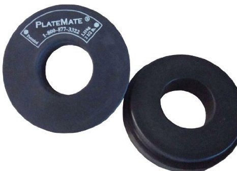 PlateMate Microload Pair 2 1/2 lb. Magnetic Donut Weights