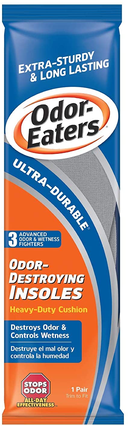 Odor-Eaters Ultra Durable, Heavy Duty Cushioning Insoles, 1 pair