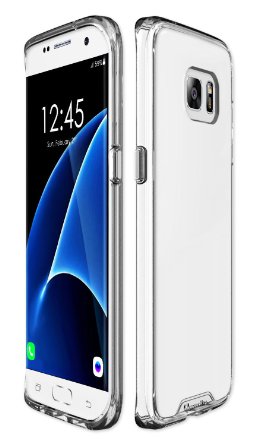 Qmadix Galaxy S7 Edge Plus Case, C Series Ultra-Thin Clear Premium Co-Molded TPU Case