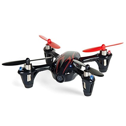 Hubsan X4 H107C 2.4G 4CH RC Quadcopter With 0.3 MP Camera RTF - Black/Red