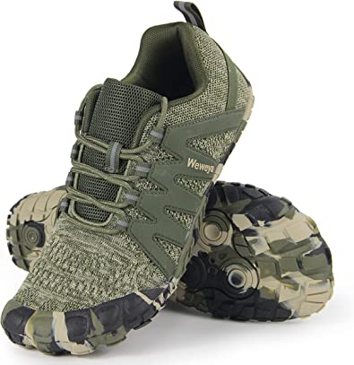 Weweya Barefoot Shoes Men Minimalist Running Cross Training Shoe