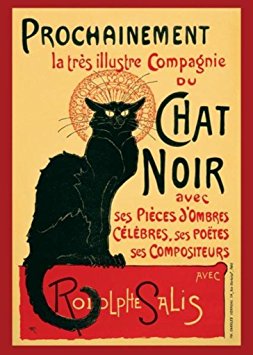 Le Chat Noir The Black Cat Paris Art Print Poster 24x36