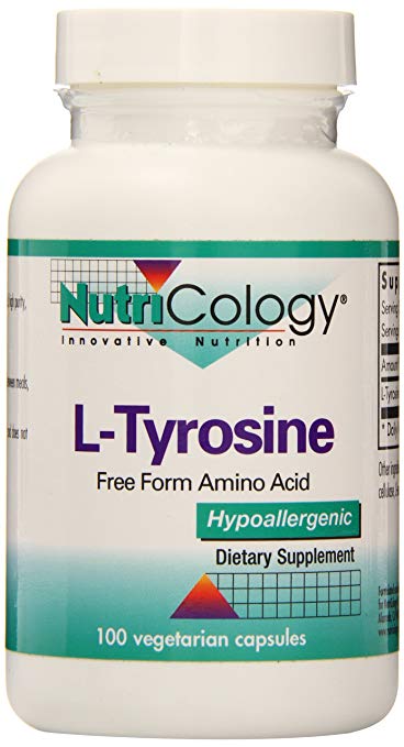 L-Tyrosine 500 Mg 100 Vegetarian Caps