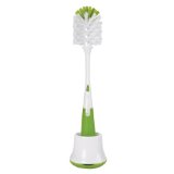 OXO Tot Bottle Brush with Nipple Cleaner and Stand Green