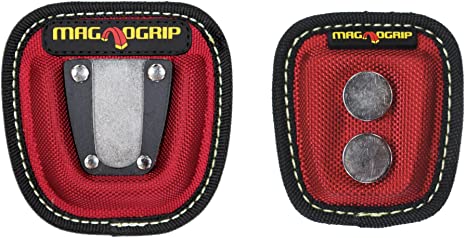 MagnoGrip 002-290 Quick Snap Magnetic Tape Measure Holder, Red