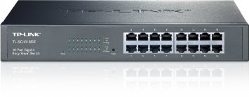 TP-LINK 16-Port Gigabit Ethernet Easy Smart Switch (TL-SG1016DE)