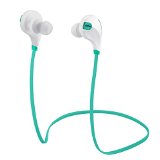 Acatim QY9 V41 Bluetooth Mini Lightweight Neckband In-Ear Wireless Sport Stereo Universal Bluetooth Headphone Headset Earbuds With Microphone For Smartphone Blue