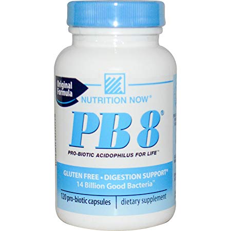 Pb 8 Original Formula Pro-biotic Acidophilus Nutrition Now Gluten Free Digestion Support 120 Capsules By Siamproviding