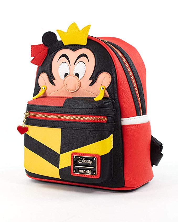 Loungefly Disney Queen of Hearts Faux Leather Mini Backpack Standard