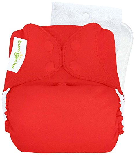 bumGenius Original One-Size Pocket-Style Cloth Diaper 5.0 (Pepper)