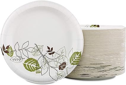 Dixie Ultra Paper Plates, 10-1/8", Pathways, Pack of 125 Plates
