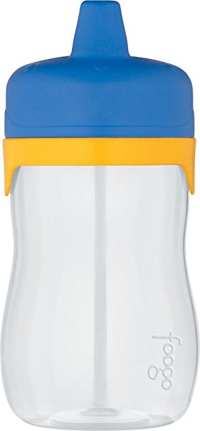 THERMOS FOOGO 11-Ounce Hard Spout Sippy Cup, Blue/Yellow