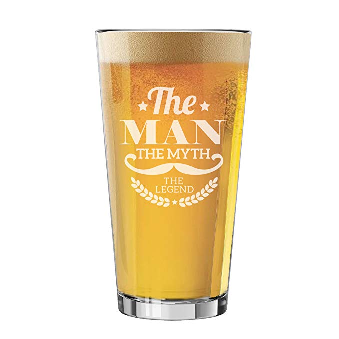 My Personal Memories Funny Pint Glasses for Men - Fun Beer Lovers Gifts for Dad, Fathers Day, Him, Her, Birthdays (Legend Style)