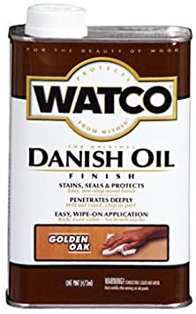 Watco 65141 Danish Oil Wood Finish, Quart, Golden Oak