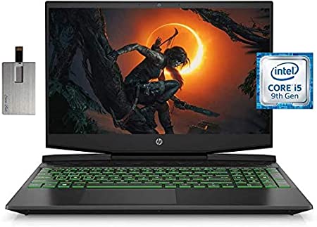 2020 HP Pavilion 15.6" FHD Gaming Laptop Computer, 9th Gen Intel Core i5-9300H, 32GB RAM, 2TB HDD 2TB SSD, Backlit KB, B&O Audio, HD Webcam, NVIDIA GeForce GTX 1650, Windows 10, Black, 32GB USB Card