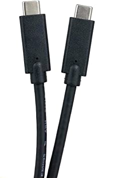 Micro Connectors 2M (6.6') USB 3.1 Gen1 Type-C to C 5A 5 Gbps Cable with eMarker (E07-316CMM-2M)