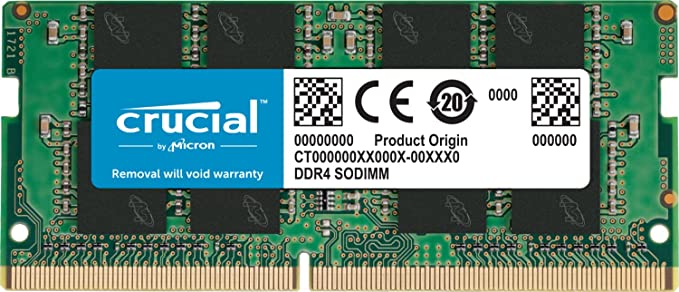 Crucial RAM CT8G4SFS824A 8Go DDR4 2400 MHz CL17 Mémoire d’ordinateur Portable