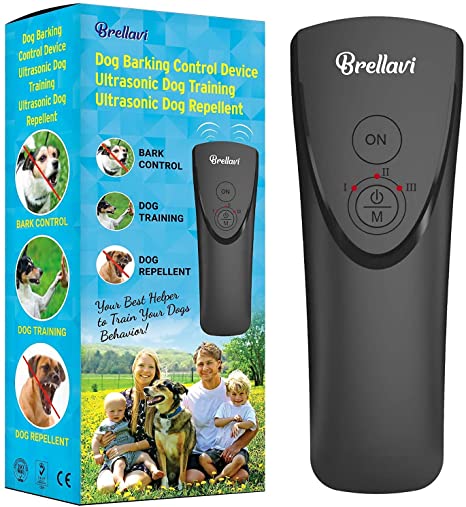 Petfactors Anti Barking Device, Upgraded Bark Control Device for Dog Training and Barking Control, High Pitch Sound Dog Trainer