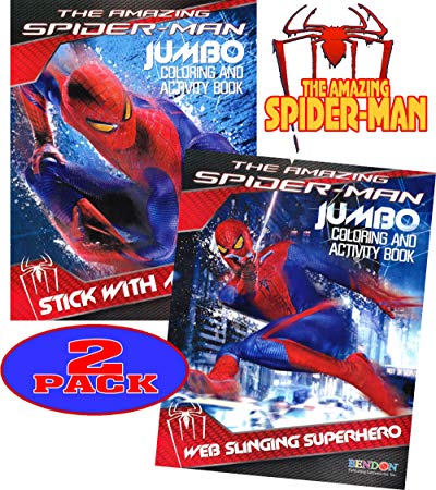 The Amazing Spider-man® Movie Coloring and Activity Book Set (2 Books ~ 96 pgs each)