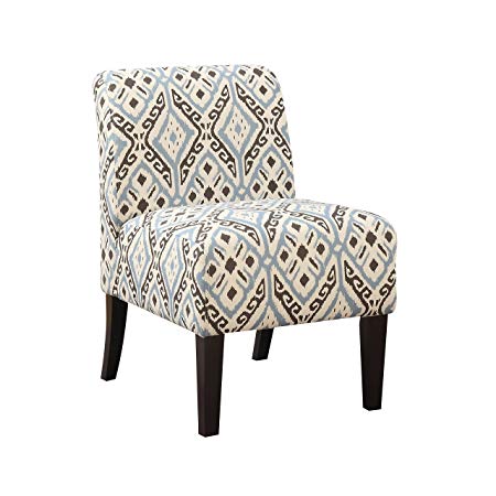 ACME Ollano Pattern Fabric Accent Chair